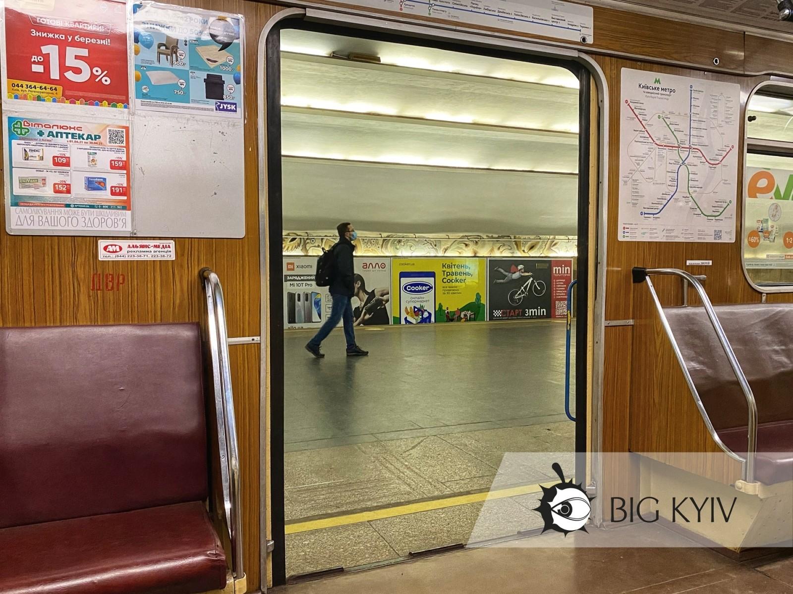 Метро локдаун Киев