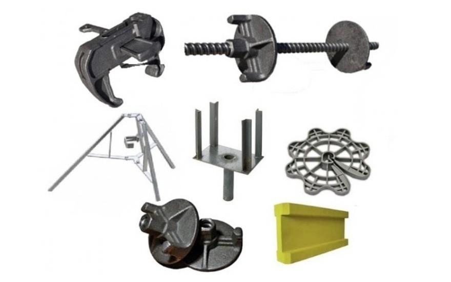 Комплектуючі для опалубки: складові елементи і їх призначення