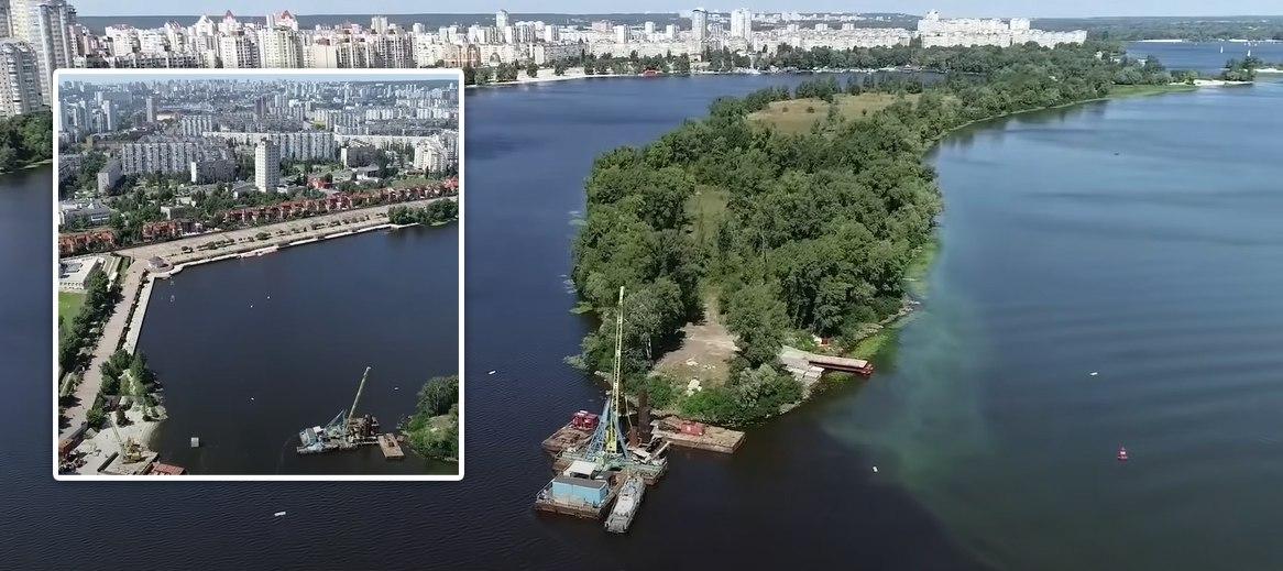 Скандал з островом та Крищенко: прокуратура вимагає скасування прав на споруди вздовж річки Дніпро