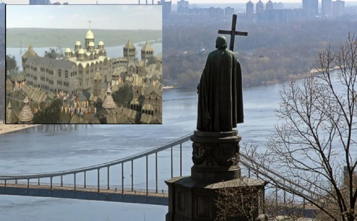 Київ від початків: вбивця християн та ідолопоклонник Володимир охрестився сам та освятив киян