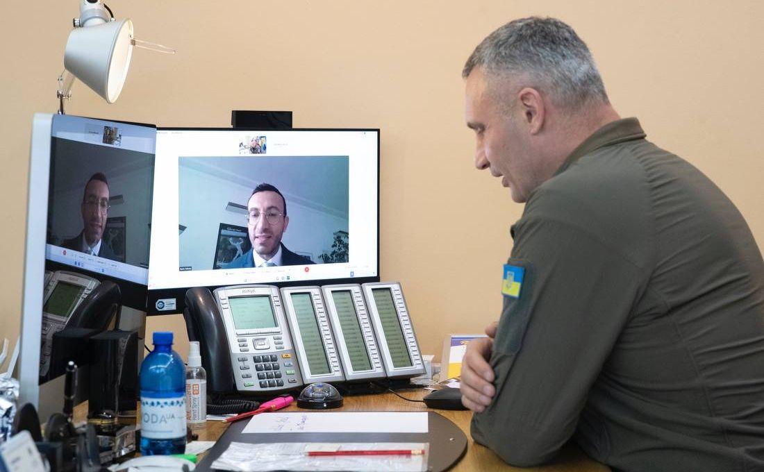 Кличко поспілкувався з новообраним мером Франкфурта-на-Майні