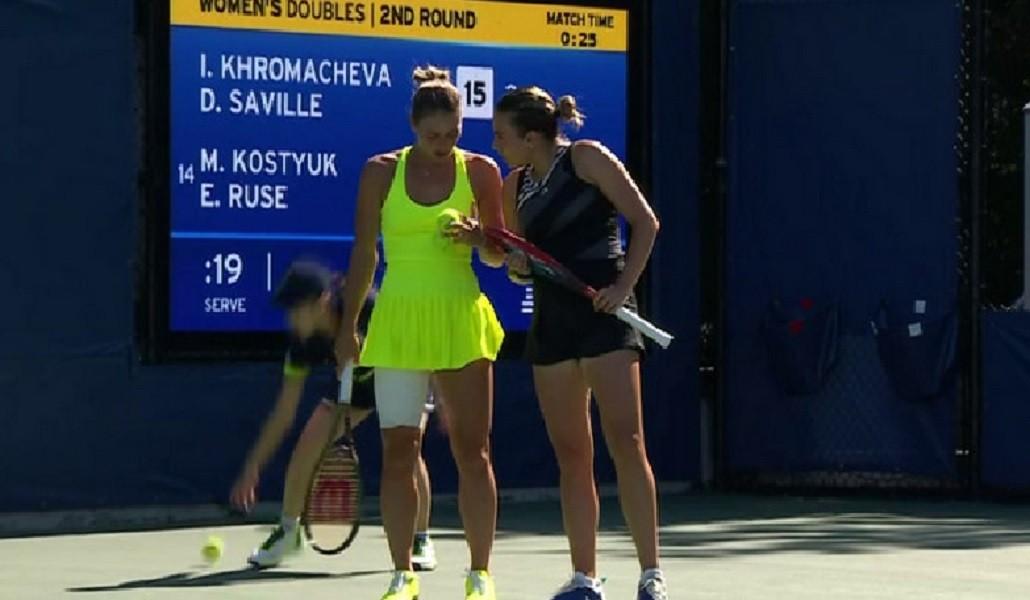 Костюк вийшла до 1/8 фіналу US Open у парному розряді
