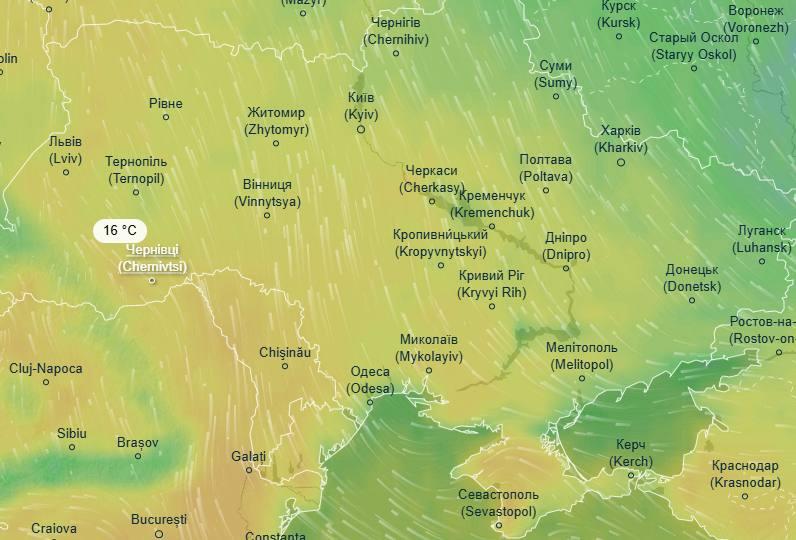 В Україні з 1 березня очікується потепління до +16 градусів