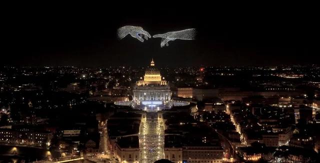 Уперше у Ватикані відбувся поп-концерт із дроновим шоу