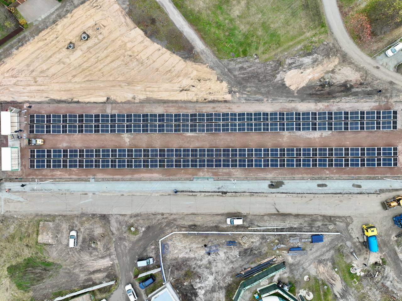 У Бучанській громаді встановлюють сонячні електростанції для об’єктів водопостачання та водовідведення