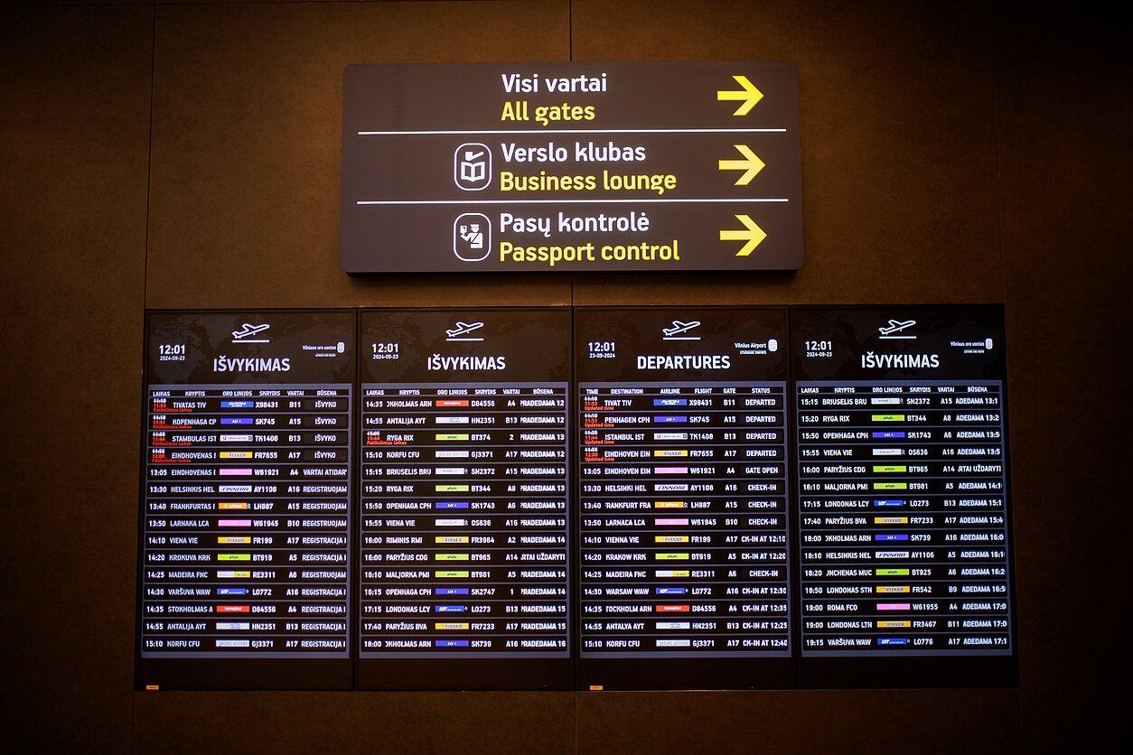 Повітряний простір Литви порушили 25 метеозондів, аеропорт закривали