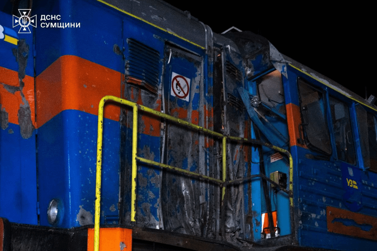 Через загрозу повітряний ударів ускладнений рух потягів на Сумському напрямку