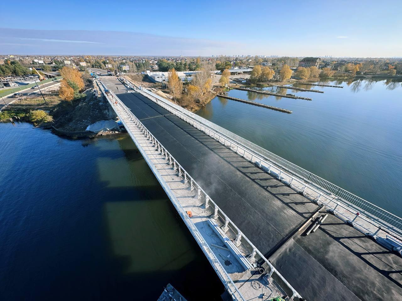 У Вишгородському районі відкрили рух мостом, який був зруйнований на початку вторгнення