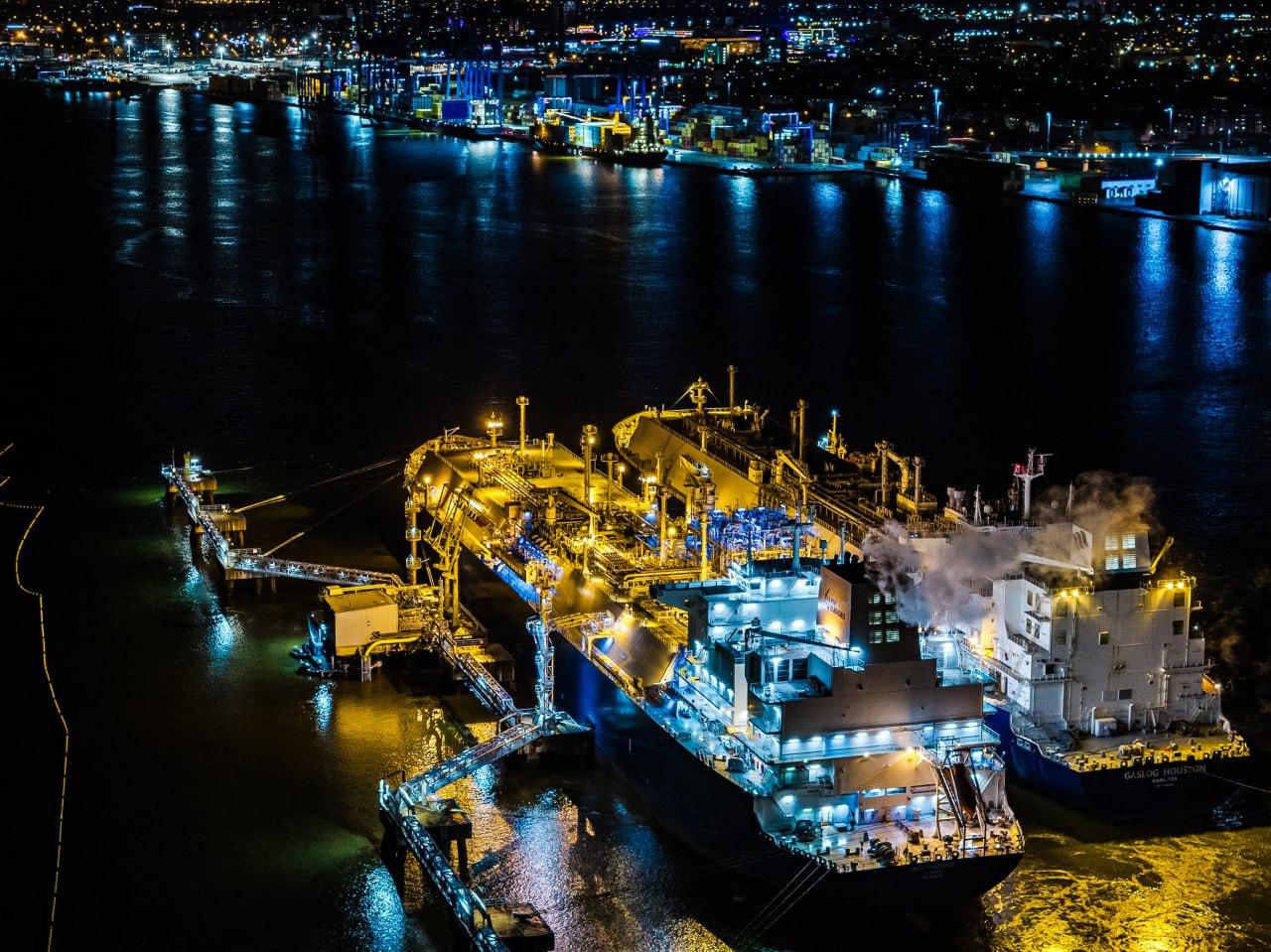 До України вперше через Литву прямує партія американського природного газу