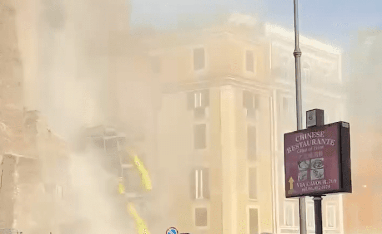 Четверо постраждалих після обвалу історичної вежі в центрі Рима