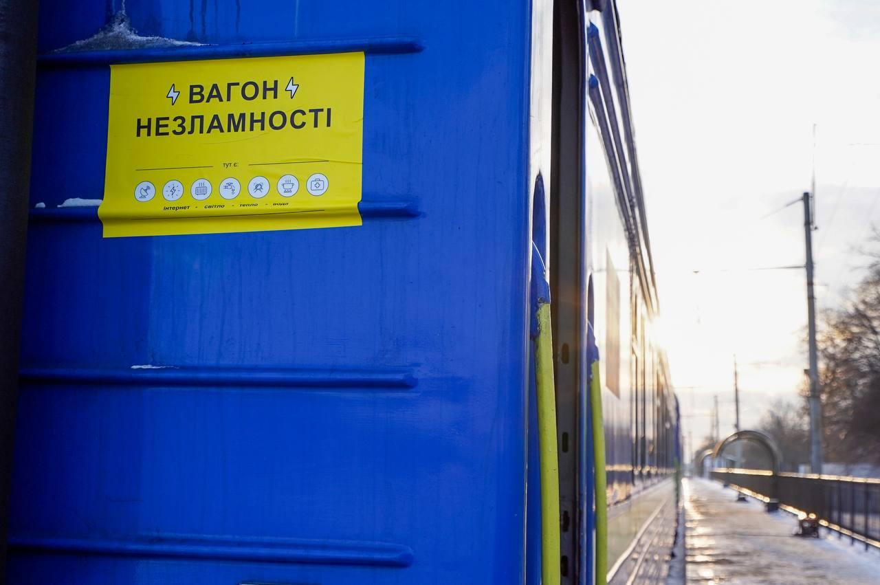 «Вагони незламності» працюють у 12 областях України: тепло, зв’язок, підтримка