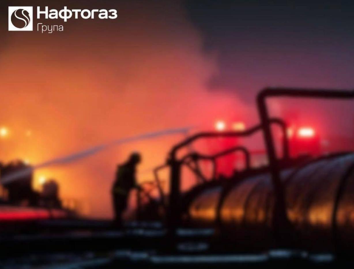 На Полтавщині російські дрони атакували об’єкти “Нафтогазу”