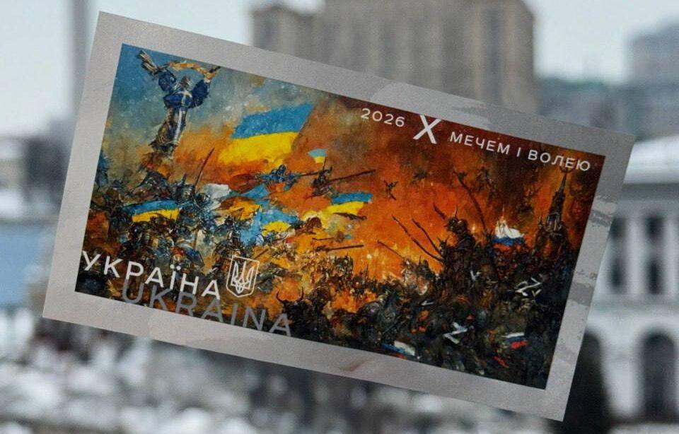 Укрпошта презентувала нову поштову марку до 4-ї річниці великої війни