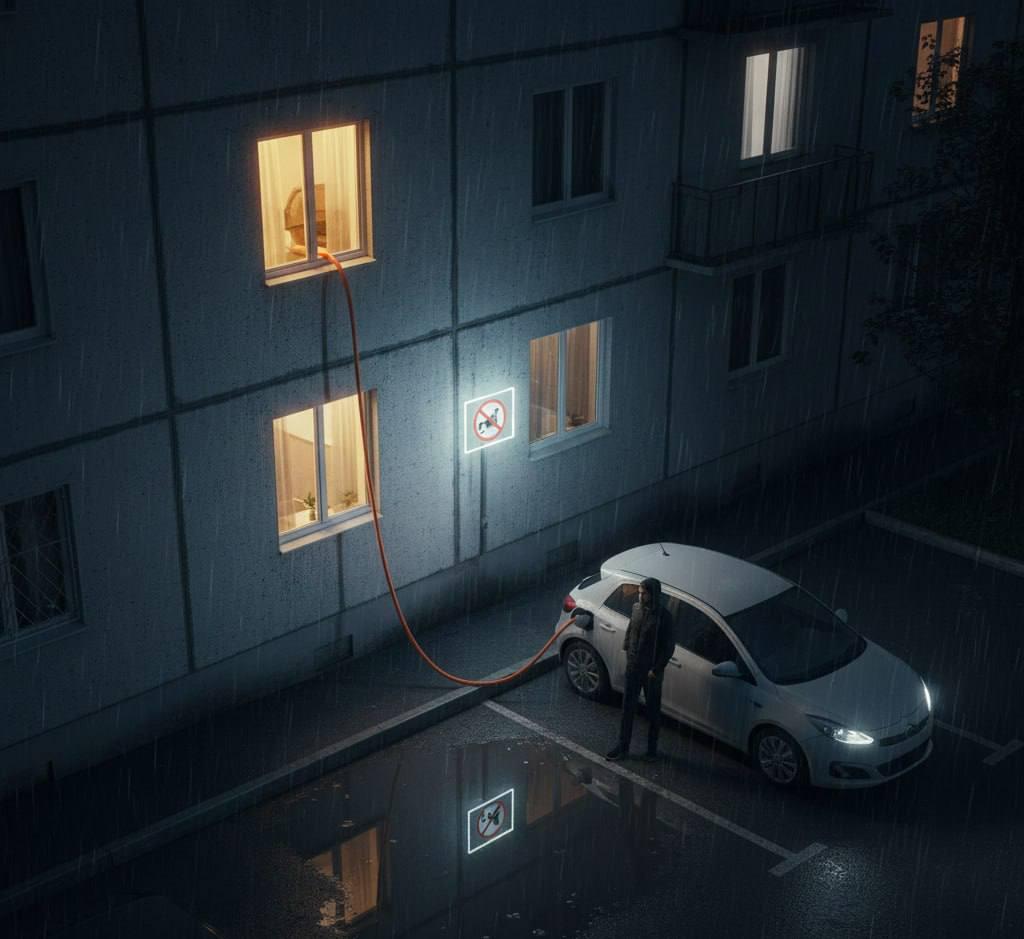 Львівобленерго застерігає: заряджати електрокари через подовжувач із квартири небезпечно