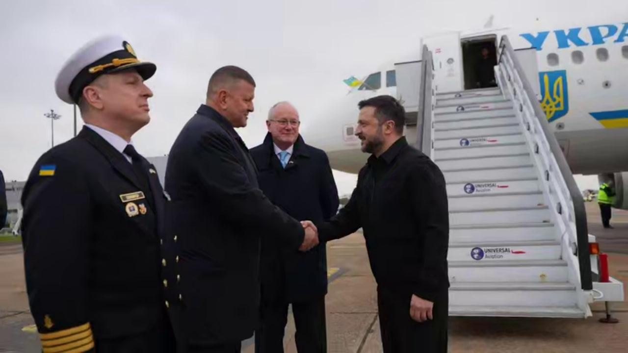 Зеленський прибув з візитом до Лондона