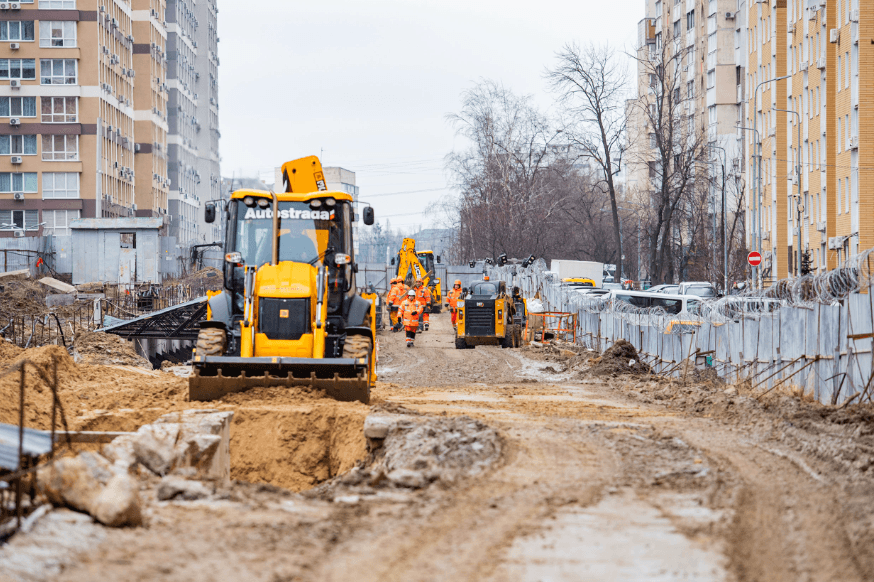 Проспект Європейського Союзу перекриватимуть до грудня через будівництво метро на Виноградар