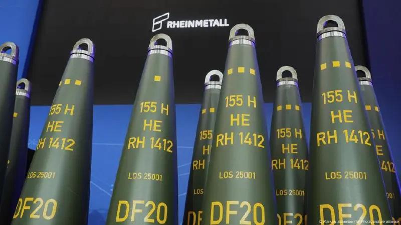 Rheinmetall передав Україні першу партію 155-мм снарядів із нового заводу в Німеччині