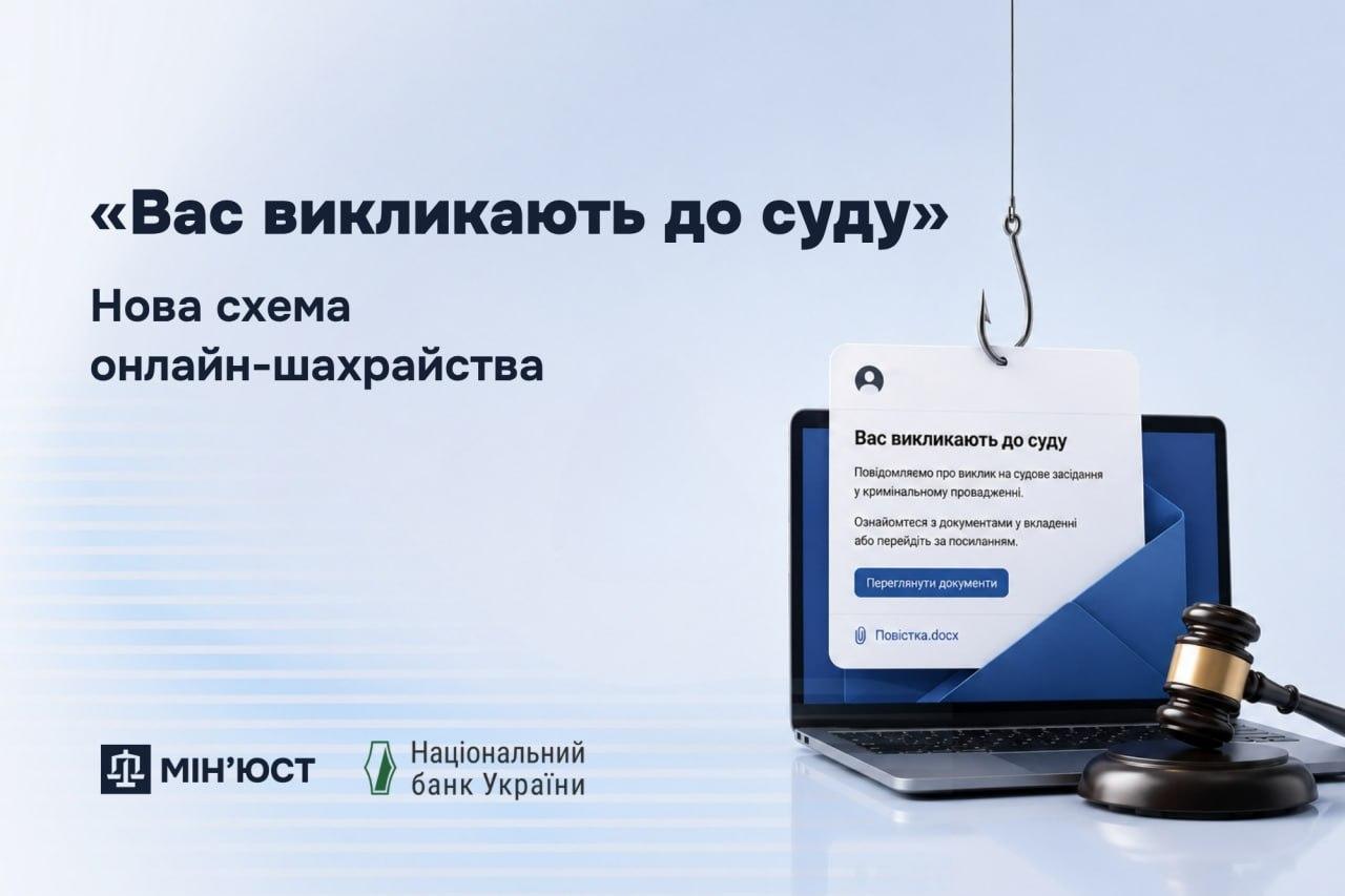 «Вас викликають до суду»: українців попереджають про нову схему онлайн-шахрайства