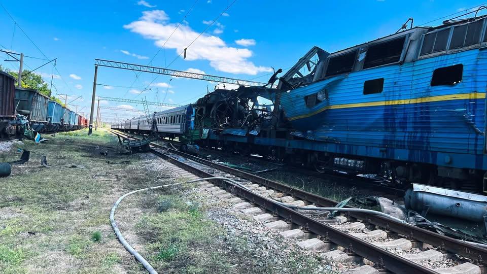 Росіяни атакували дроном поїзд Київ – Запоріжжя